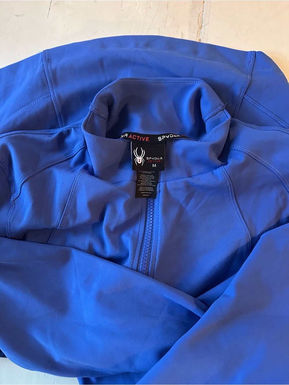 Spyder Men's Royal Blue Lightweight Zip Jacket